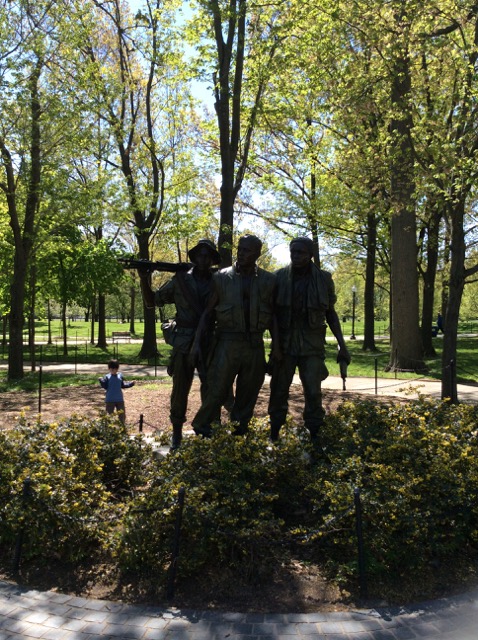 A photo of the Vietnam Memorial